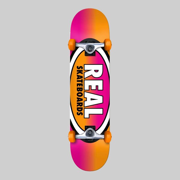 REAL SKATEBOARDS COMPLETE OVAL FADE XL PINK 8.25" 